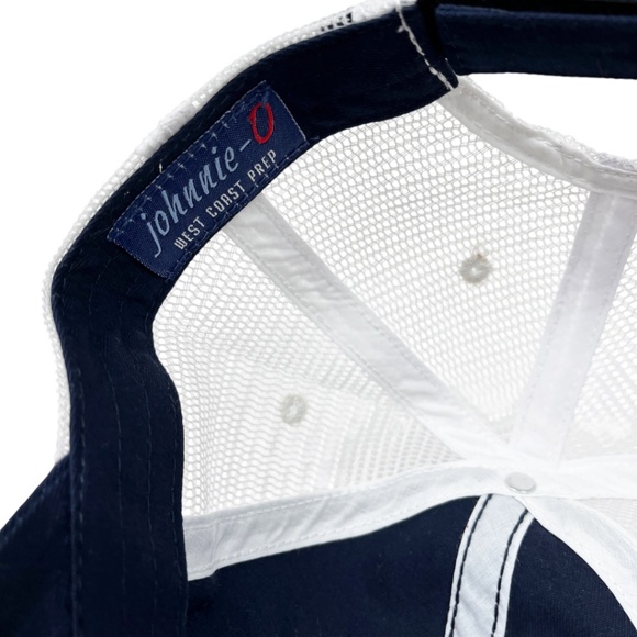 NWOT Johnnie-O American Flag Embroidered Logo Mesh Back Hat USA Patriotic - Picture 8 of 12